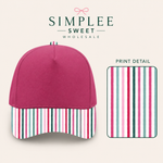 Load image into Gallery viewer, Holiday Stripe Hat - PREORDER
