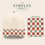 Load image into Gallery viewer, Christmas Checkered Hat - RTS
