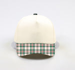 Load image into Gallery viewer, Green Christmas Plaid Hat - PREORDER
