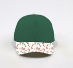 Load image into Gallery viewer, Candy Canes + Bows Hat - PREORDER
