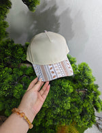 Load image into Gallery viewer, Football + Bow Print Hat - PREORDER
