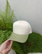 Load image into Gallery viewer, Green Gingham Hats - RTS
