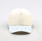 Load image into Gallery viewer, Tiny Blue Floral Hat - RTS
