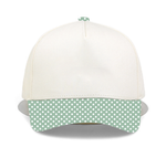 Load image into Gallery viewer, Green Polka Dot Hat - RTS
