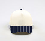 Load image into Gallery viewer, Navy Pinstripe Hat - RTS
