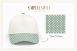 Load image into Gallery viewer, Green Polka Dot Hat - RTS
