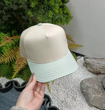 Load image into Gallery viewer, Green Polka Dot Hat - RTS
