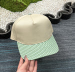 Load image into Gallery viewer, Green Polka Dot Hat - RTS
