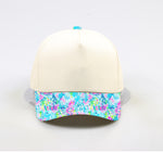 Load image into Gallery viewer, Watercolor Floral Hat - PREORDER
