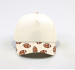 Load image into Gallery viewer, Football + Stars Print Hat - PREORDER
