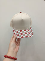 Load image into Gallery viewer, Christmas Checkered Hat - RTS
