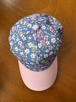 Load image into Gallery viewer, Blue Floral Hat - PREORDER

