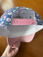 Load image into Gallery viewer, Blue Floral Hat - PREORDER
