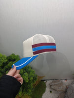Load image into Gallery viewer, Royal Blue Striped Side Hat - RTS
