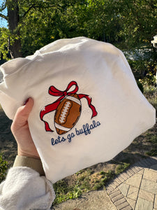 Bow Football Sweatshirt (CUSTOM)