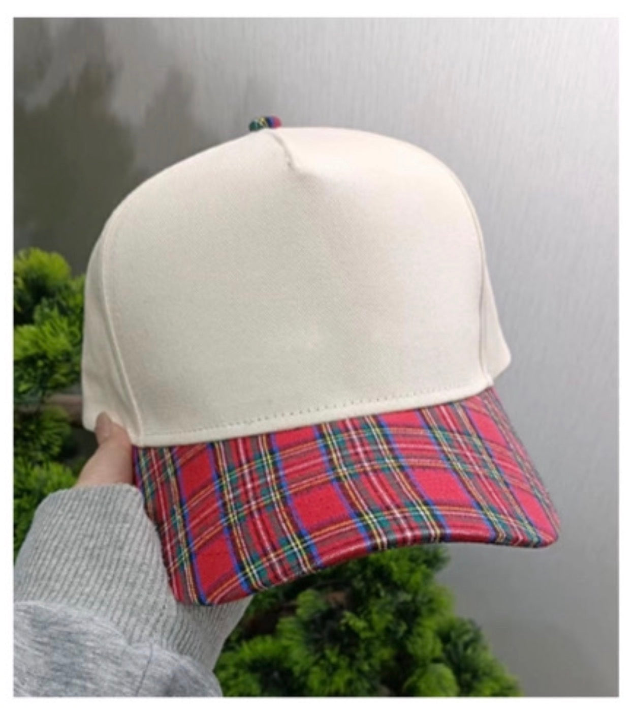Tartan Plaid Baseball Hat - PRE-ORDER