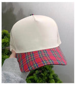 Load image into Gallery viewer, Tartan Plaid Baseball Hat - PRE-ORDER
