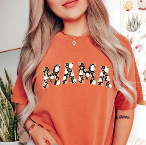 Mama Halloween Print Tee