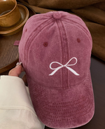 Load image into Gallery viewer, Bow Embroidered Cap
