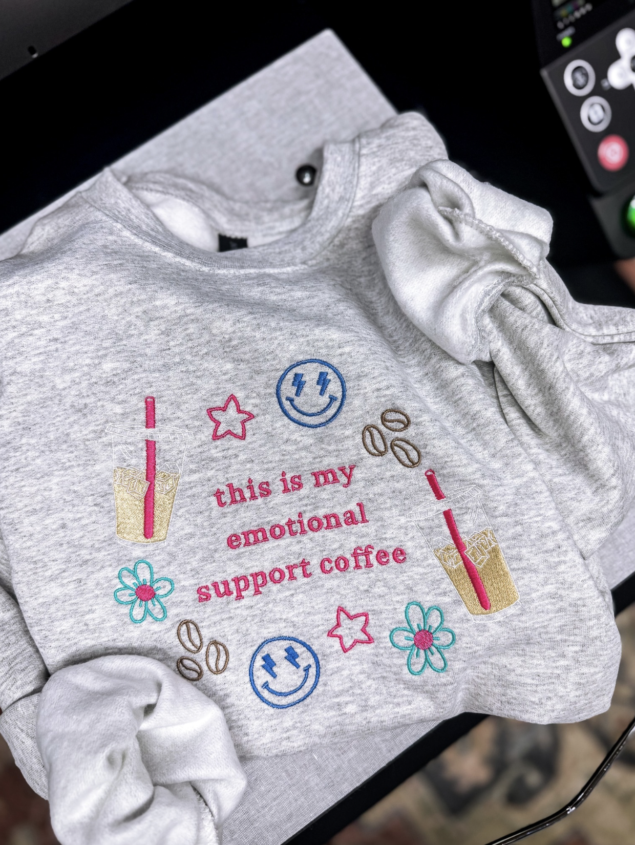 Emotional Support Coffee Sweatshirt