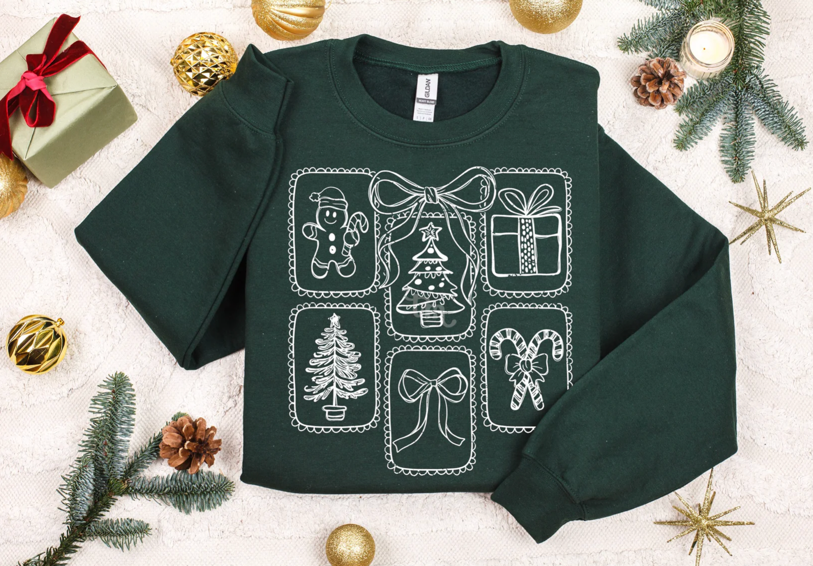 Christmas Stamps Sweatshirt