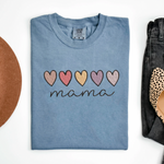 Load image into Gallery viewer, Mama Hearts Embroidered Tee
