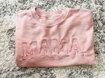Load image into Gallery viewer, MAMA EMBROIDERED CORDED CREWNECK
