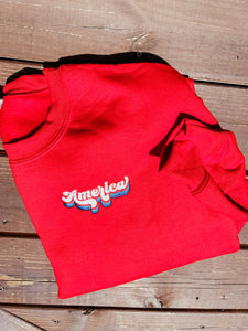 Retro America Embroidered Top (tees, tanks + sweatshirts)
