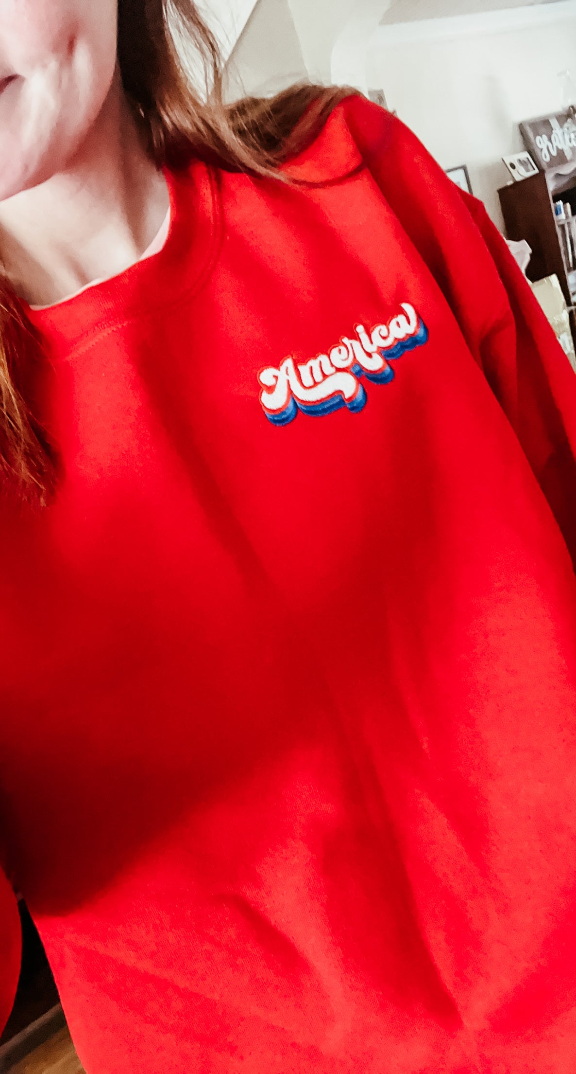 Retro America Embroidered Top (tees, tanks + sweatshirts)