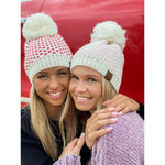 Load image into Gallery viewer, Heart Pom Beanie
