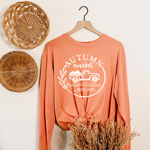 Autumn Market Longsleeve Tee