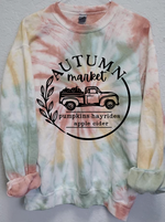 Load image into Gallery viewer, Autumn Market Tie Dye Sweatshirt
