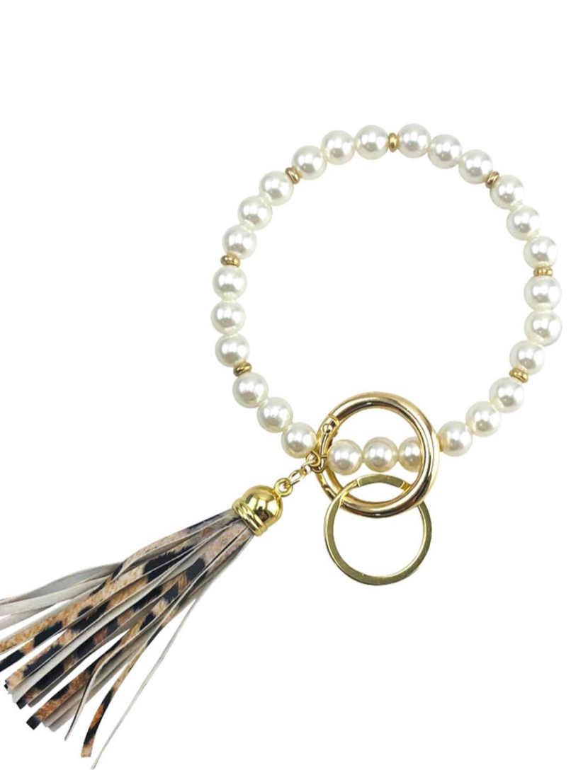 Pearl Wristlet Keychain