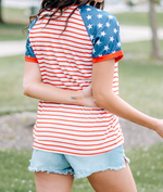 Load image into Gallery viewer, Stars + Stripes Tee
