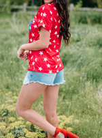 Load image into Gallery viewer, Star Spangled Pocket Top

