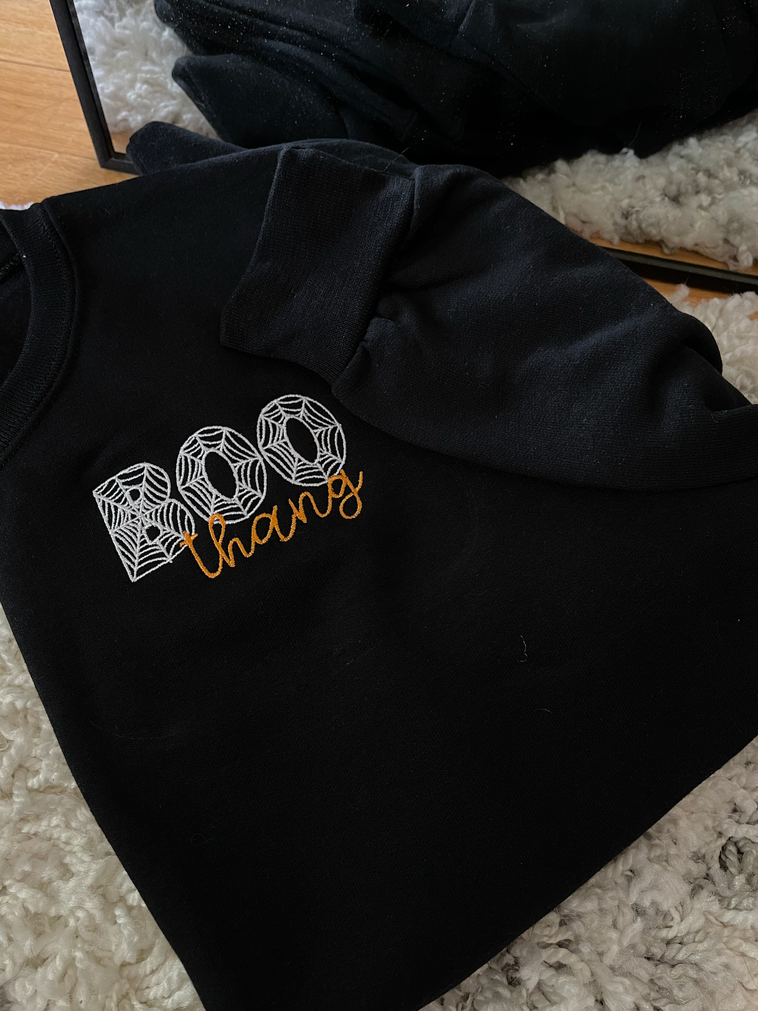 Boo Thang Embroidered Tee + Sweatshirts