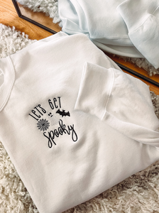 Let's Get Spooky Embroidered Tee + Sweatshirts