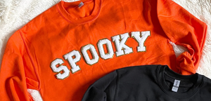 Spooky Chenille Patch Sweatshirt