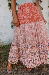 Fun + Floral Maxi Skirt