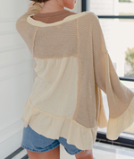 Load image into Gallery viewer, Ruffle Knit Cardigan
