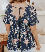 Load image into Gallery viewer, Hello Babydoll Floral Top
