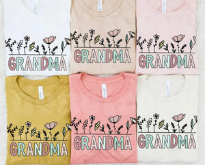 Grandma Floral Tee