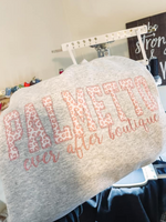 Load image into Gallery viewer, Custom Embroidered Business Name Sweatshirts + Tees
