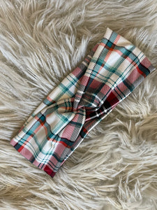 Christmas Plaid Headband